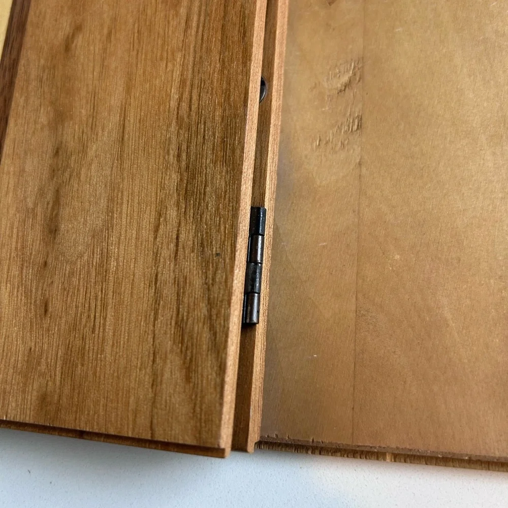 Vintage 1940's Wood Inlaid Scrapbook Junk Journal Photo Album - Picture 7 of 8